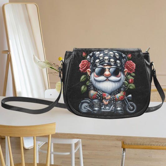 Biker Gnome Classic Saddle Bag Crossbody