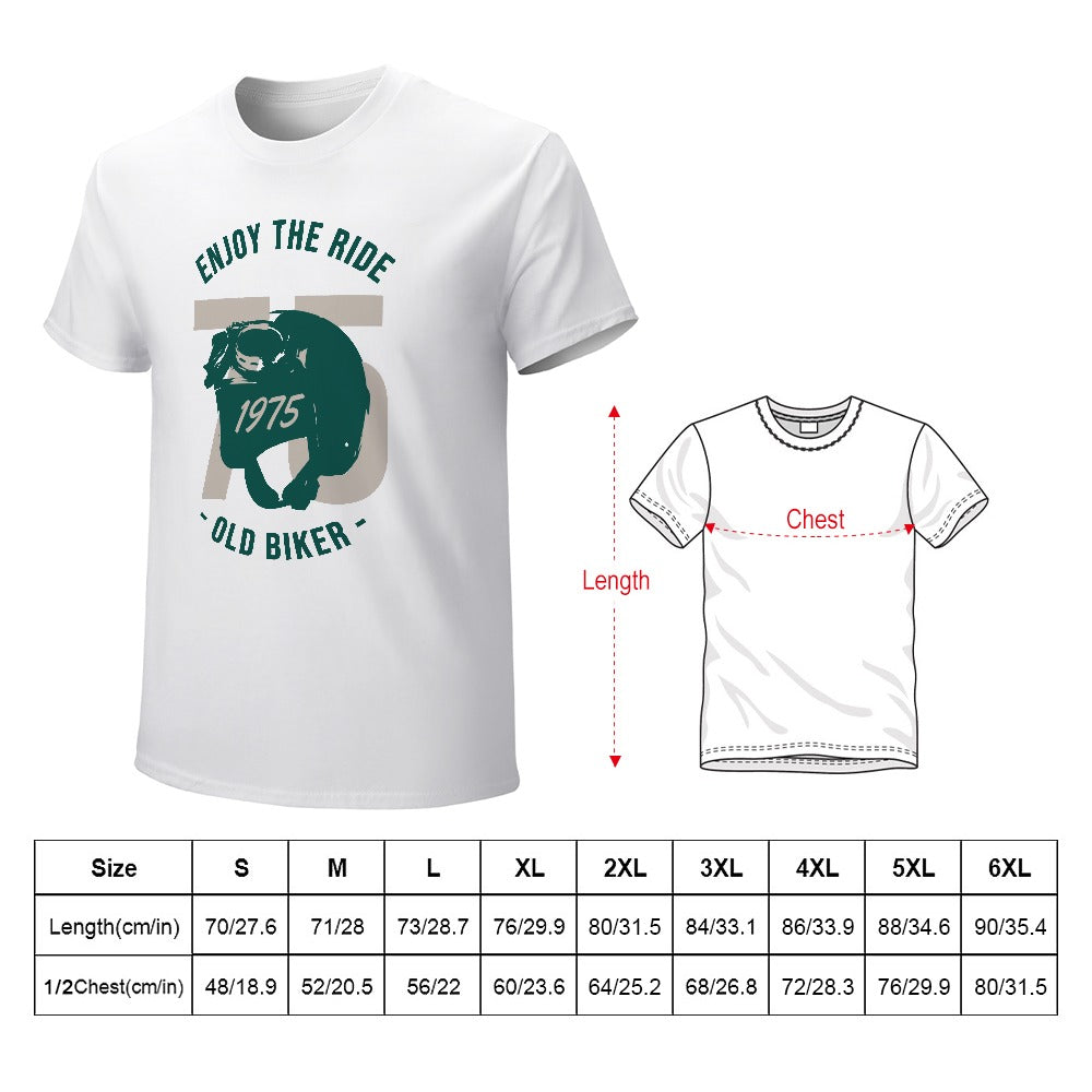 Enjoy The Ride Men's T-shirt 100% Cotton