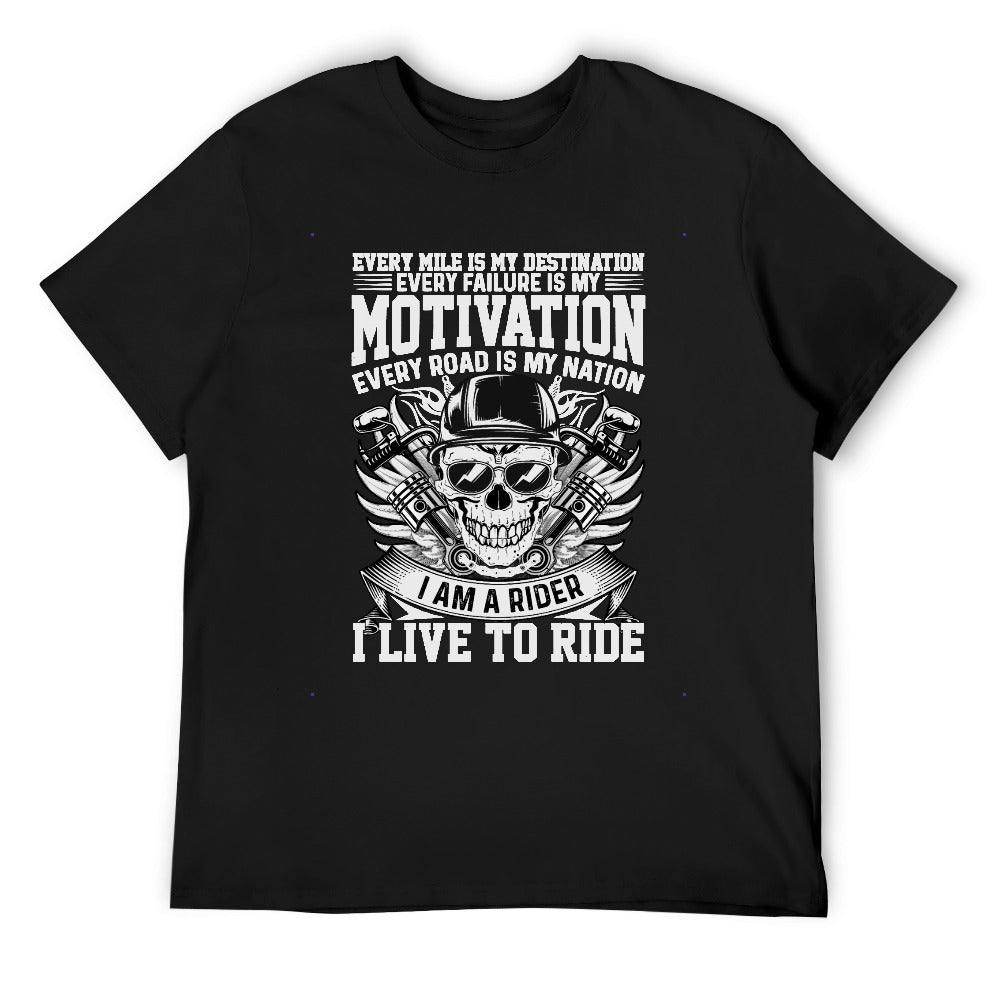 Every Mile Is My Destination Men's T-shirt 100% Cotton