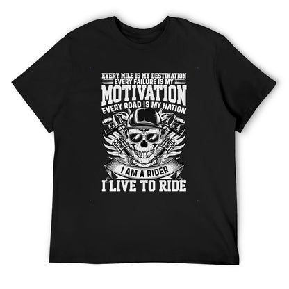Every Mile Is My Destination Men's T-shirt 100% Cotton