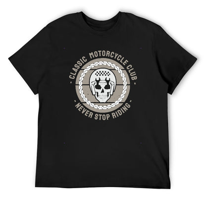 Classic Motorcycle Club Men's T-shirt 100% Cotton