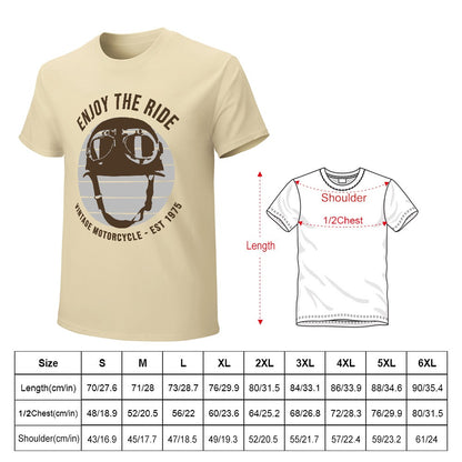 Enjoy The Ride Men's T-shirt 100% Cotton