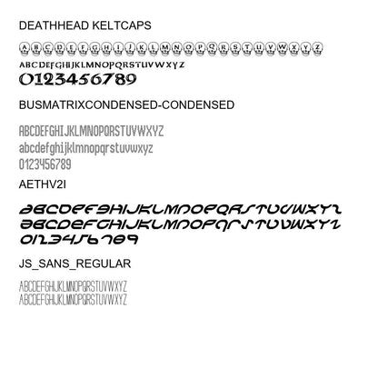 100 Premium Fonts Collection - Perfect for Designers and Creators V001