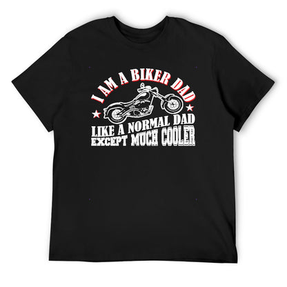I Am A Biker Dad Men's T-shirt 100% Cotton