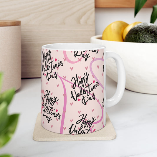 Happy Valentine's Day Ceramic Mug 11oz