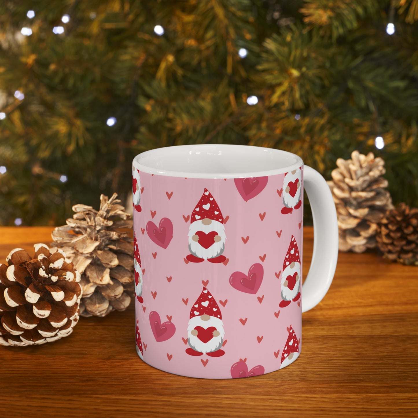 Gnome Hearts Ceramic Mug 11oz