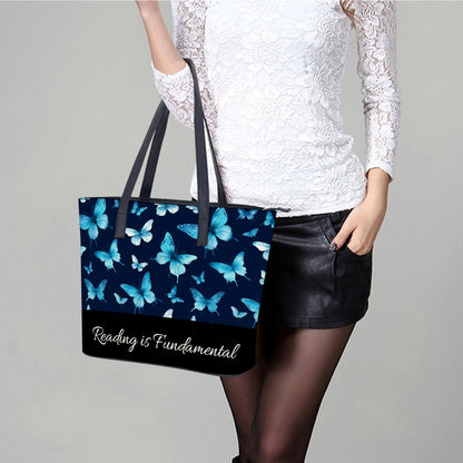 Reading is Fundamental Leather Ladys Handbag