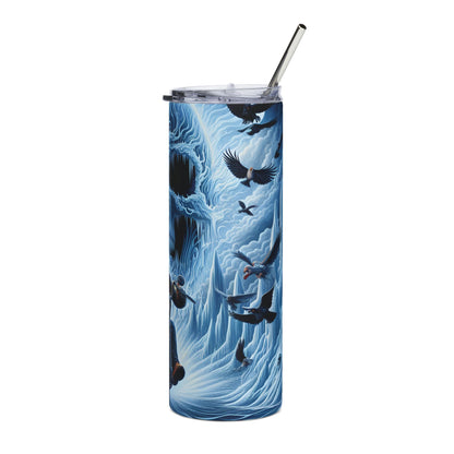 Skull & Motorcycle Stainless Steel Tumbler 20oz