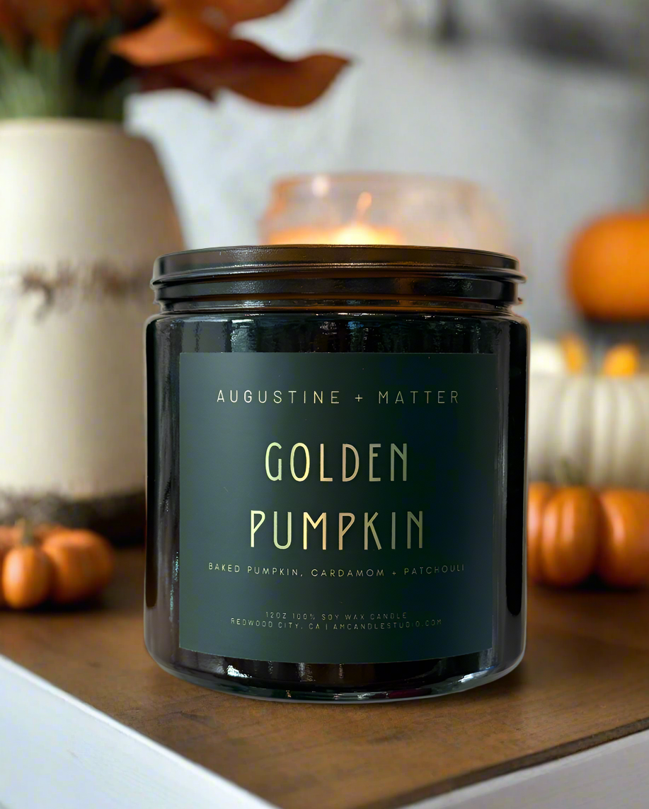 Golden Pumpkin - 12oz Soy Candle