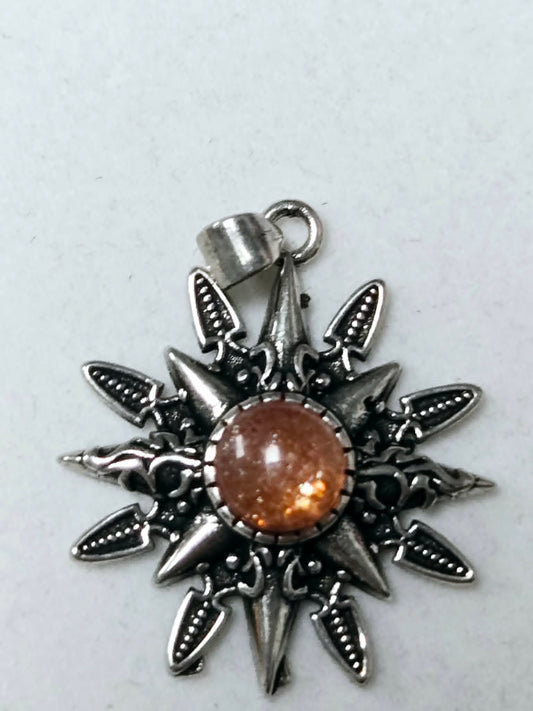 Sunstone Sun Pendant