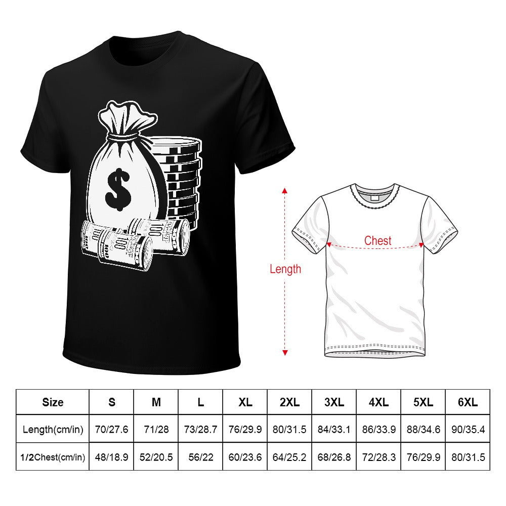 Cash Money Men's T-shirt 100% Cotton