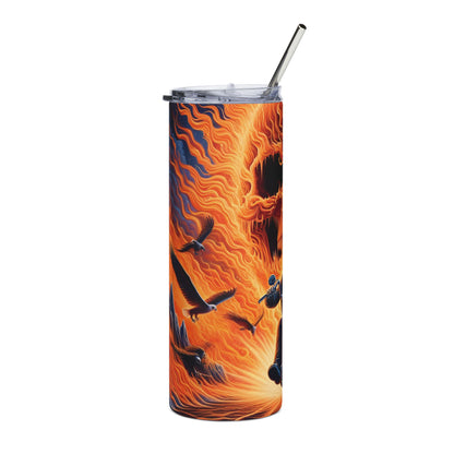 Skull & Motorcycle Stainless Steel Tumbler 20oz