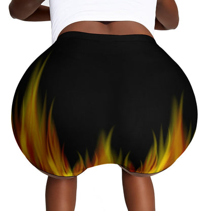 That Booty's On Fire Ladies Shorts
