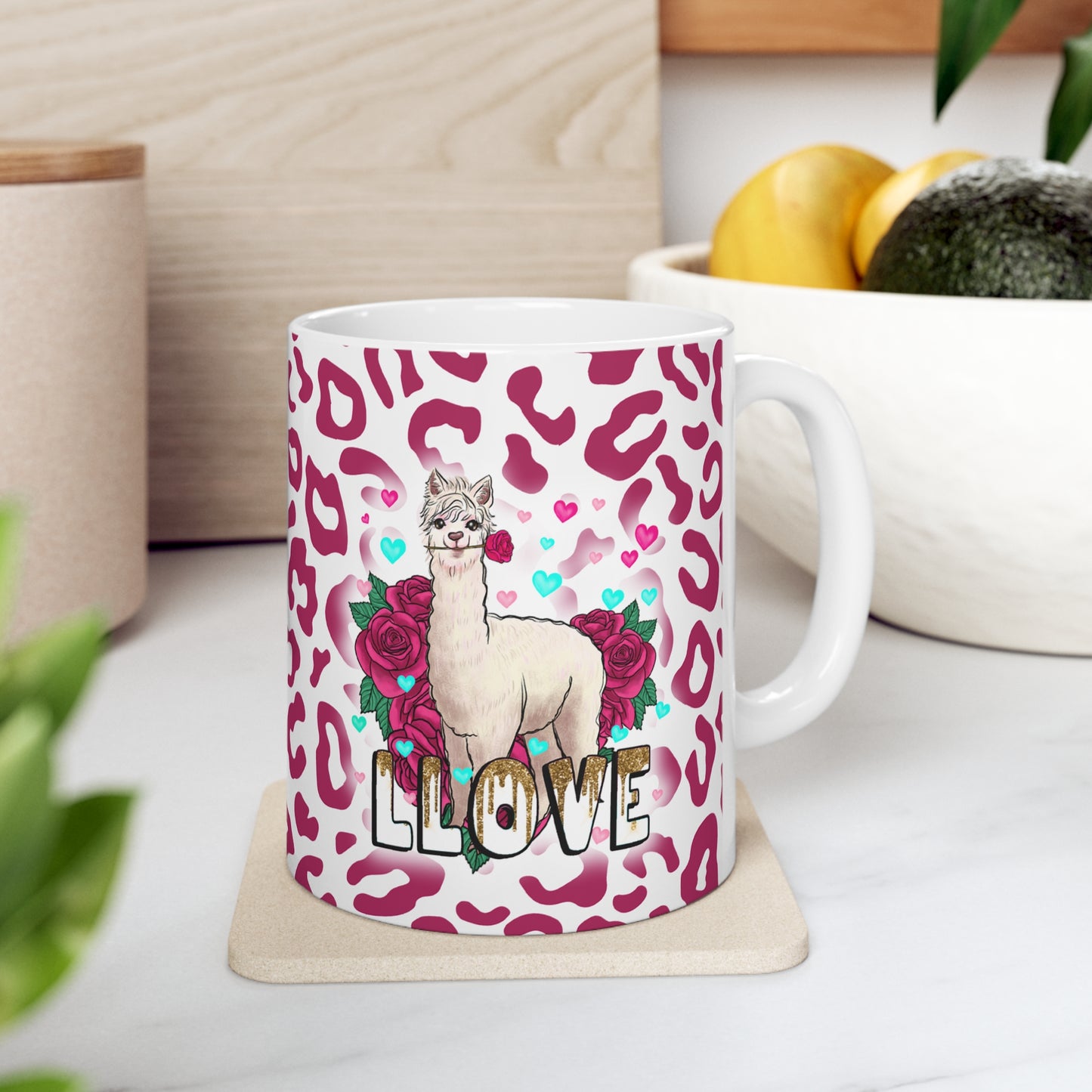 Llama Llove Ceramic Mug 11oz