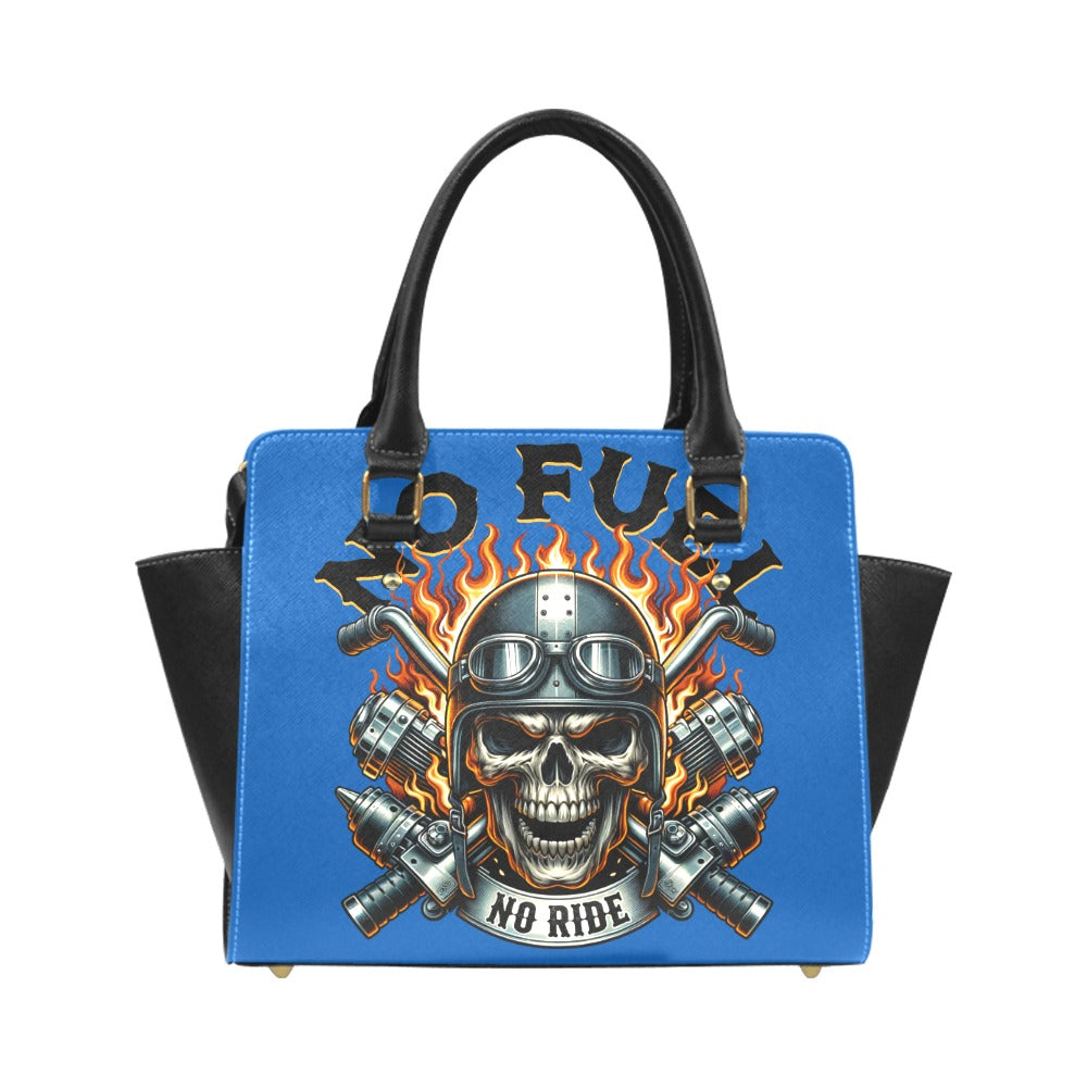 No Fuel No Ride Classic Shoulder Handbag