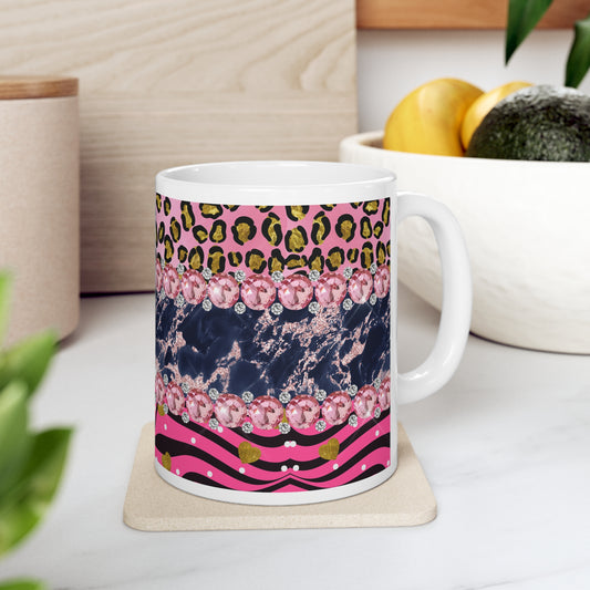 Animal Print Ceramic Mug 11oz