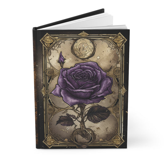 Goth Rose Hardcover Journal Matte