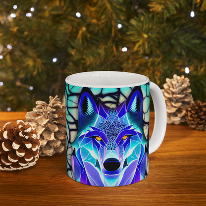 Wolf Ceramic Mug 11oz