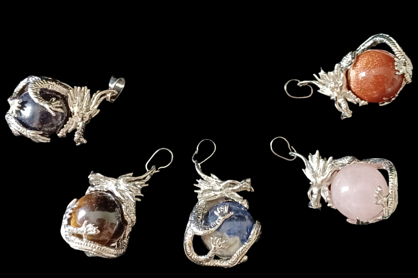 Dragon Natural Stone Pendant