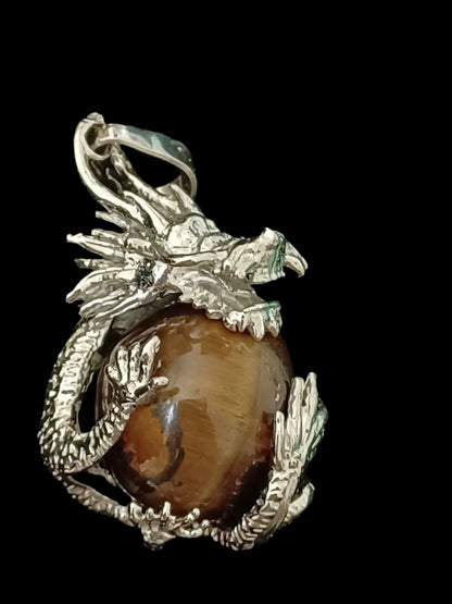 Dragon Natural Stone Pendant