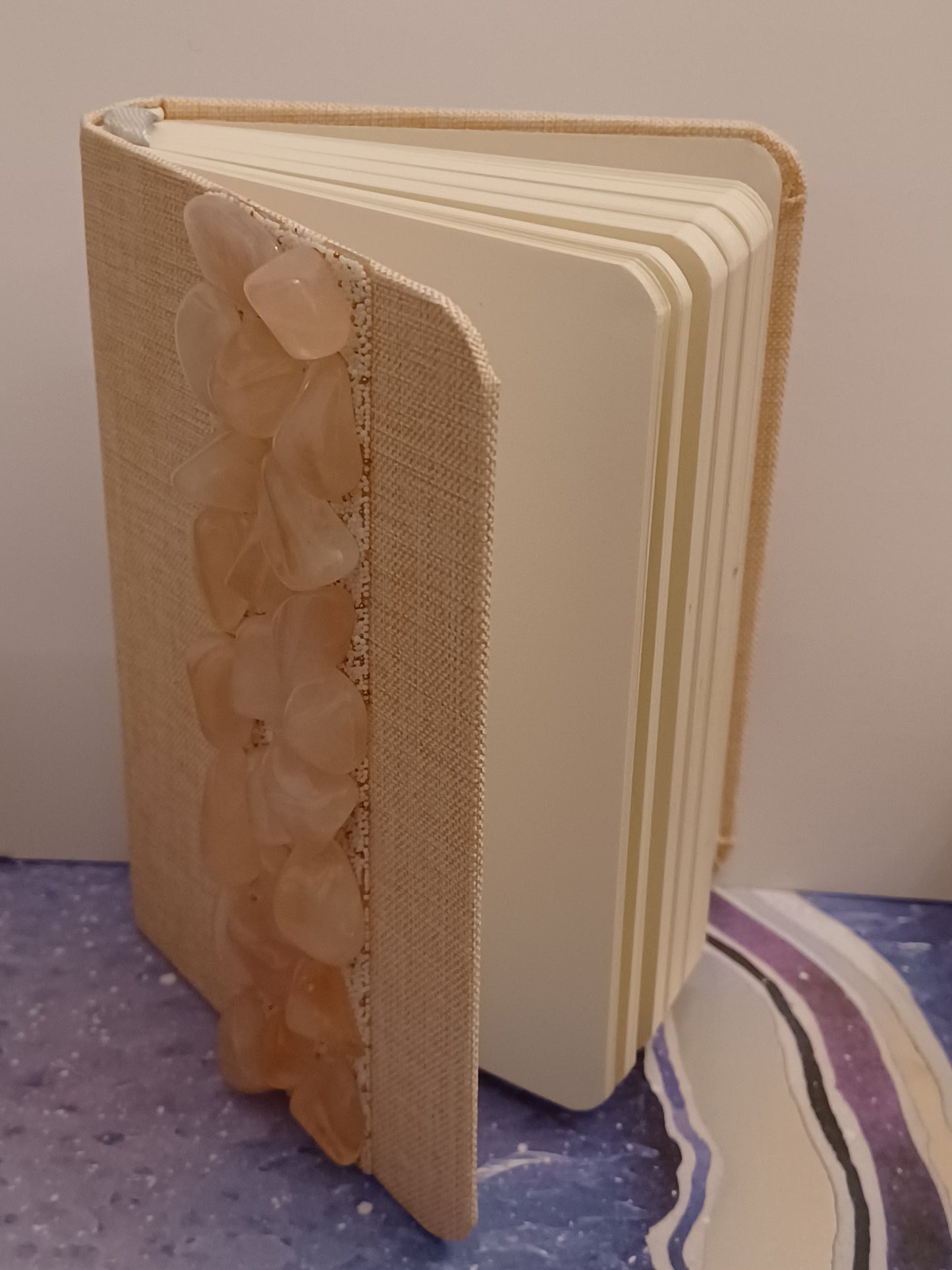 Rose Quartz Cover Journal Medium Size