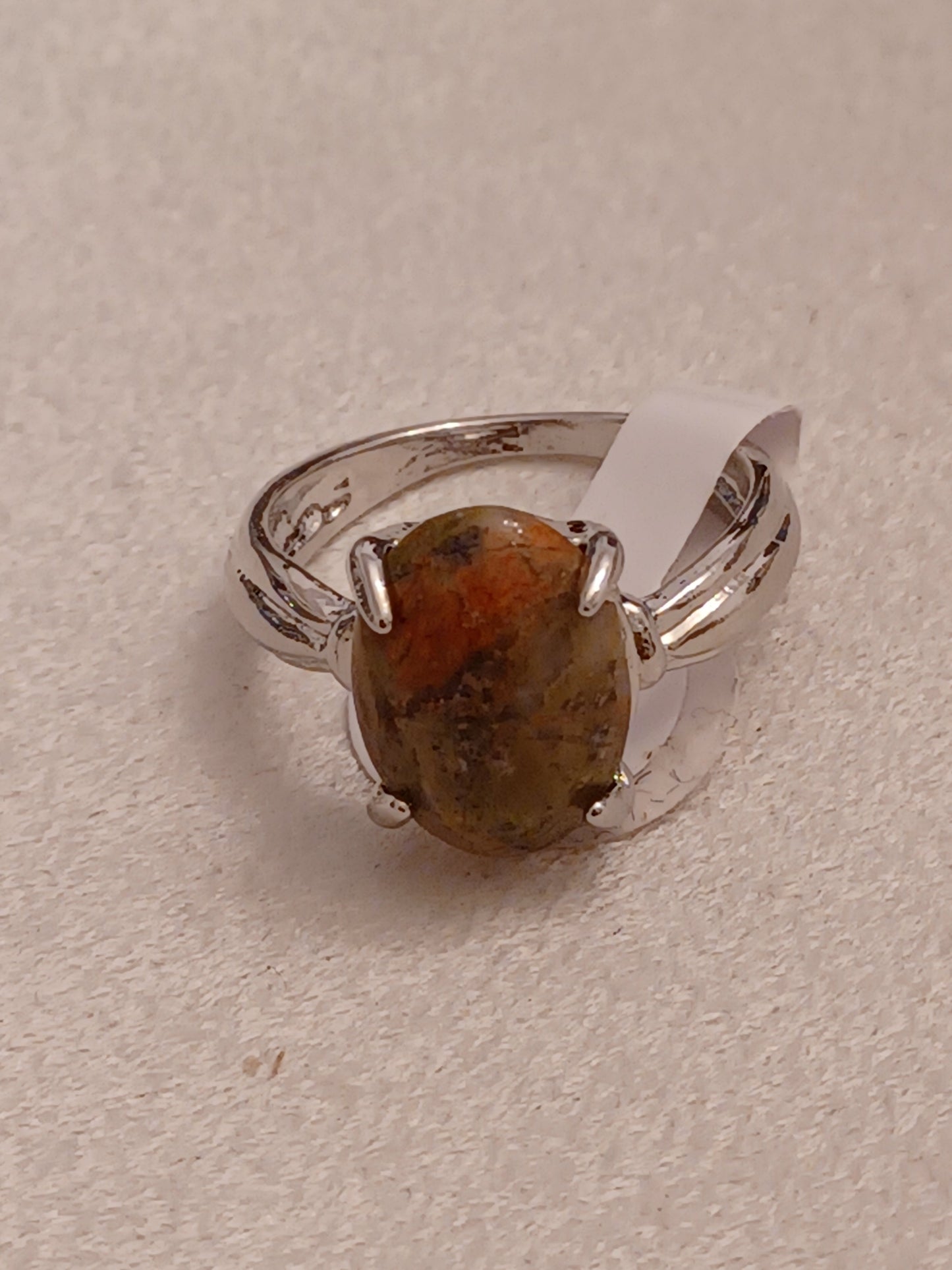 Unakite Ring - Size 8