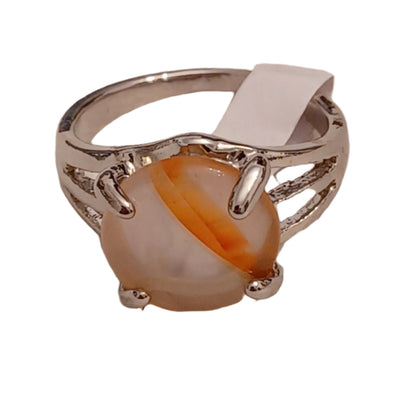 Carnelian Agate Ring - Size 8