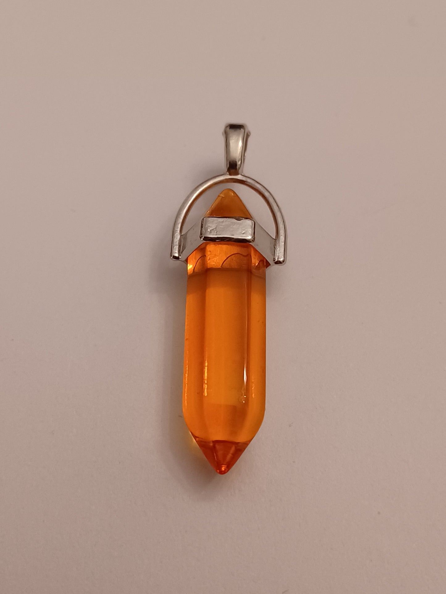 Zincite Bullet Pendant