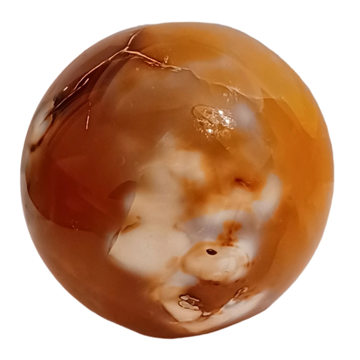 Carnelian Agate Sphere