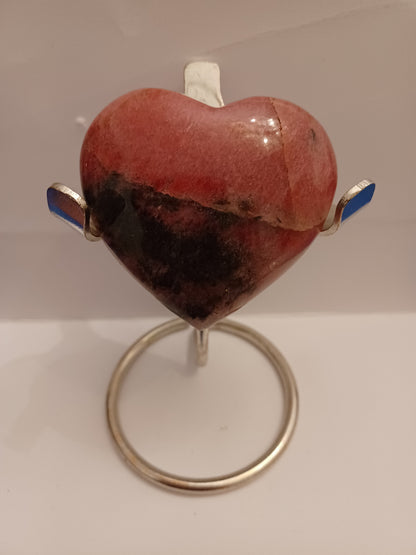 Rhodonite Heart - Large