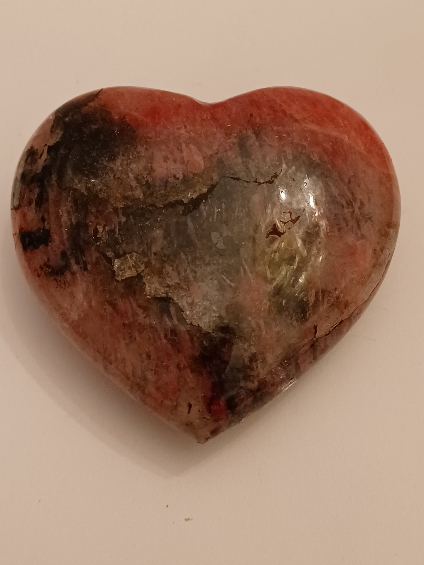 Rhodonite Heart - Large