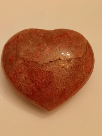 Rhodonite Heart - Large