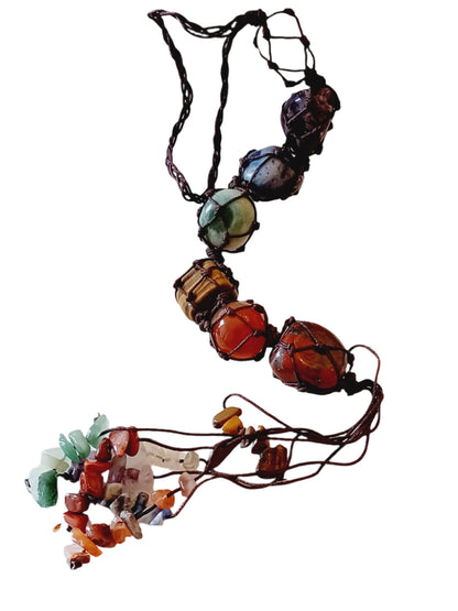 7 Chakra Crystals Hanging Ornament