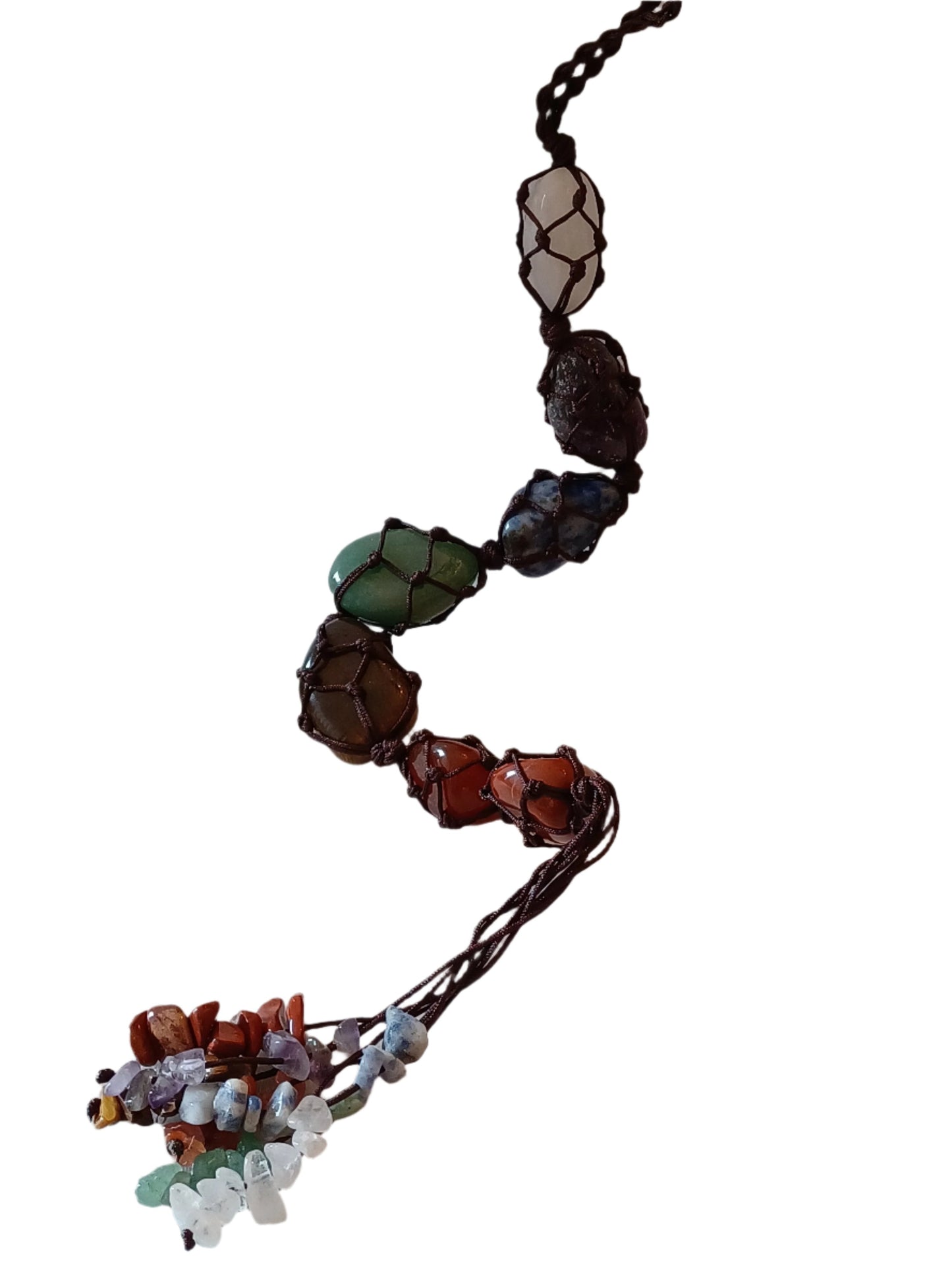 7 Chakra Crystals Hanging Ornament
