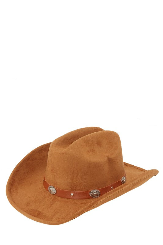 Classic Fedora Hat with Buckle Belt Accent