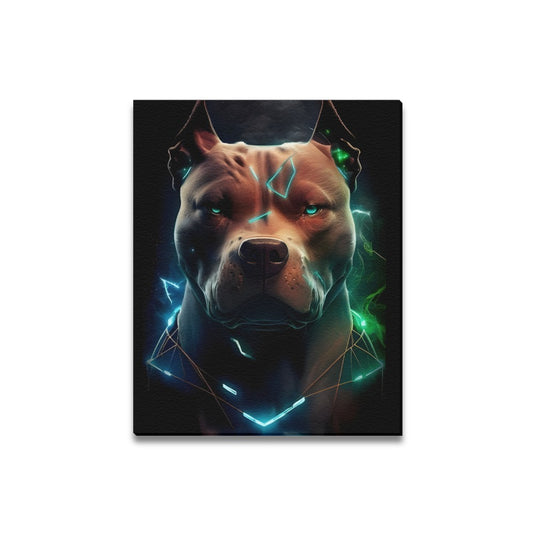 Daemon Framed Canvas Print