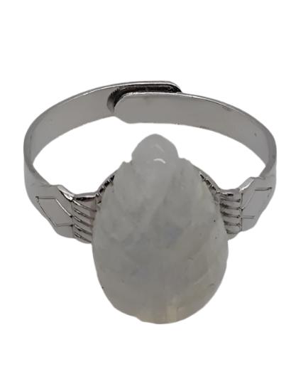 Adjustable Crystal Rings