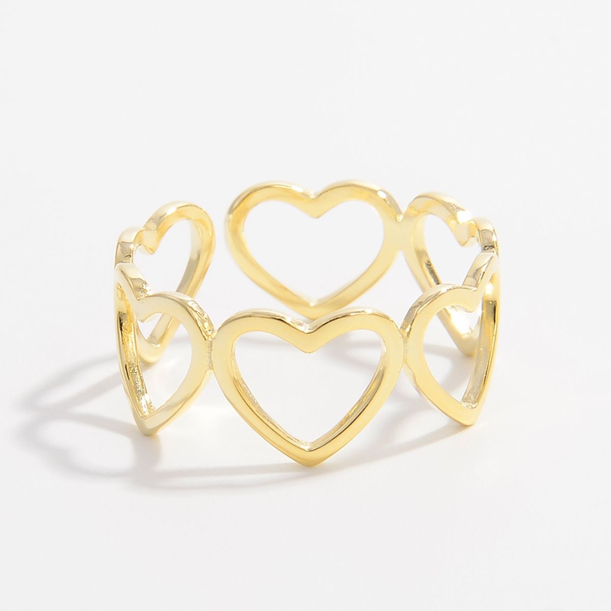 Hearts All Around 925 Sterling Silver Ring