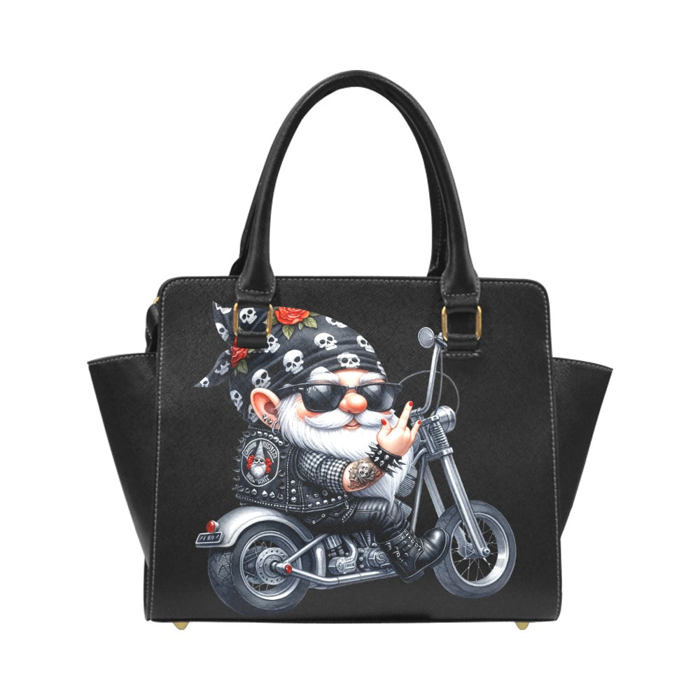 Biker Gnome Classic Shoulder Handbag
