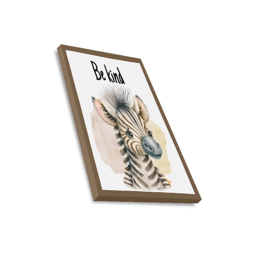 Be Kind Framed Canvas Print