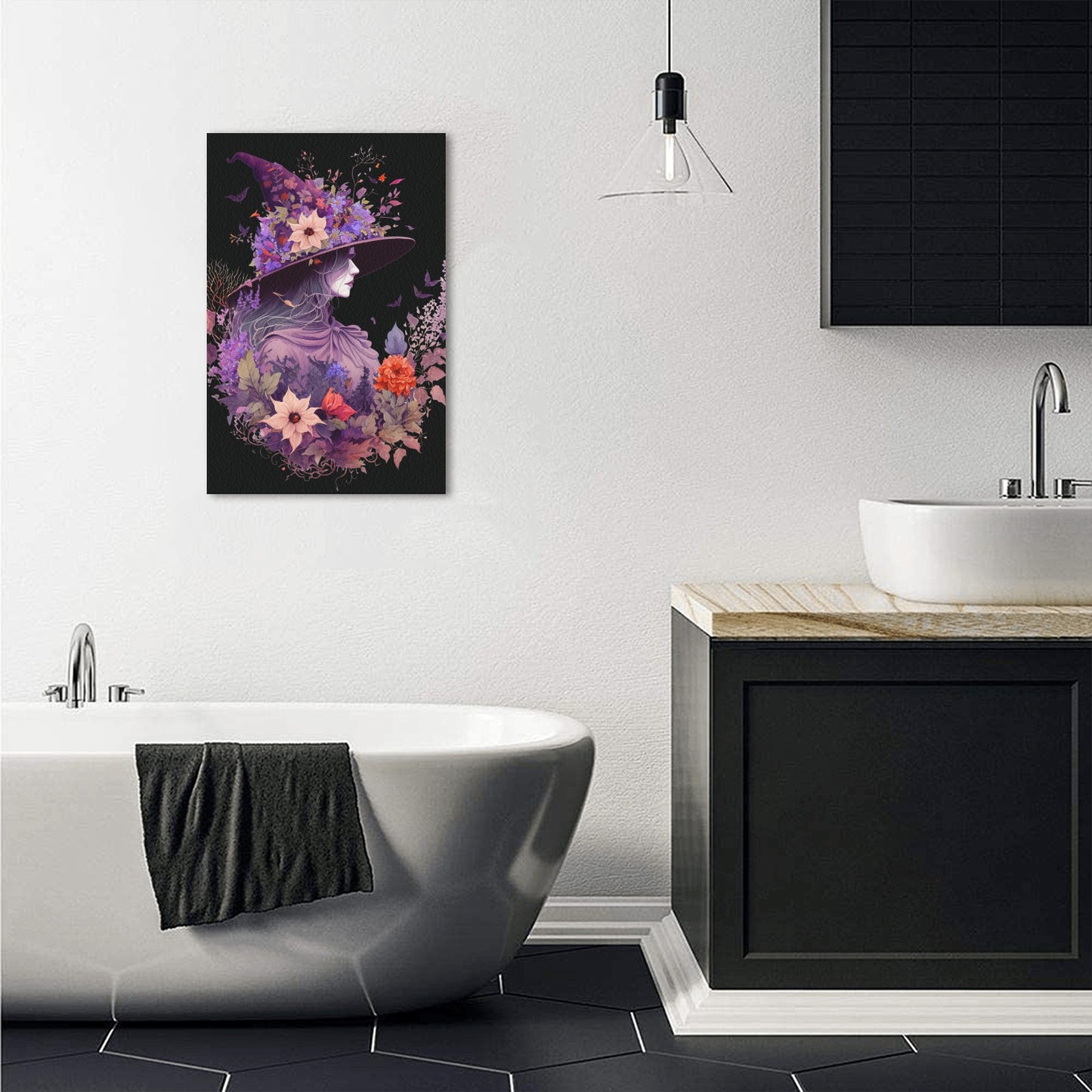 Witch Frame Canvas Print