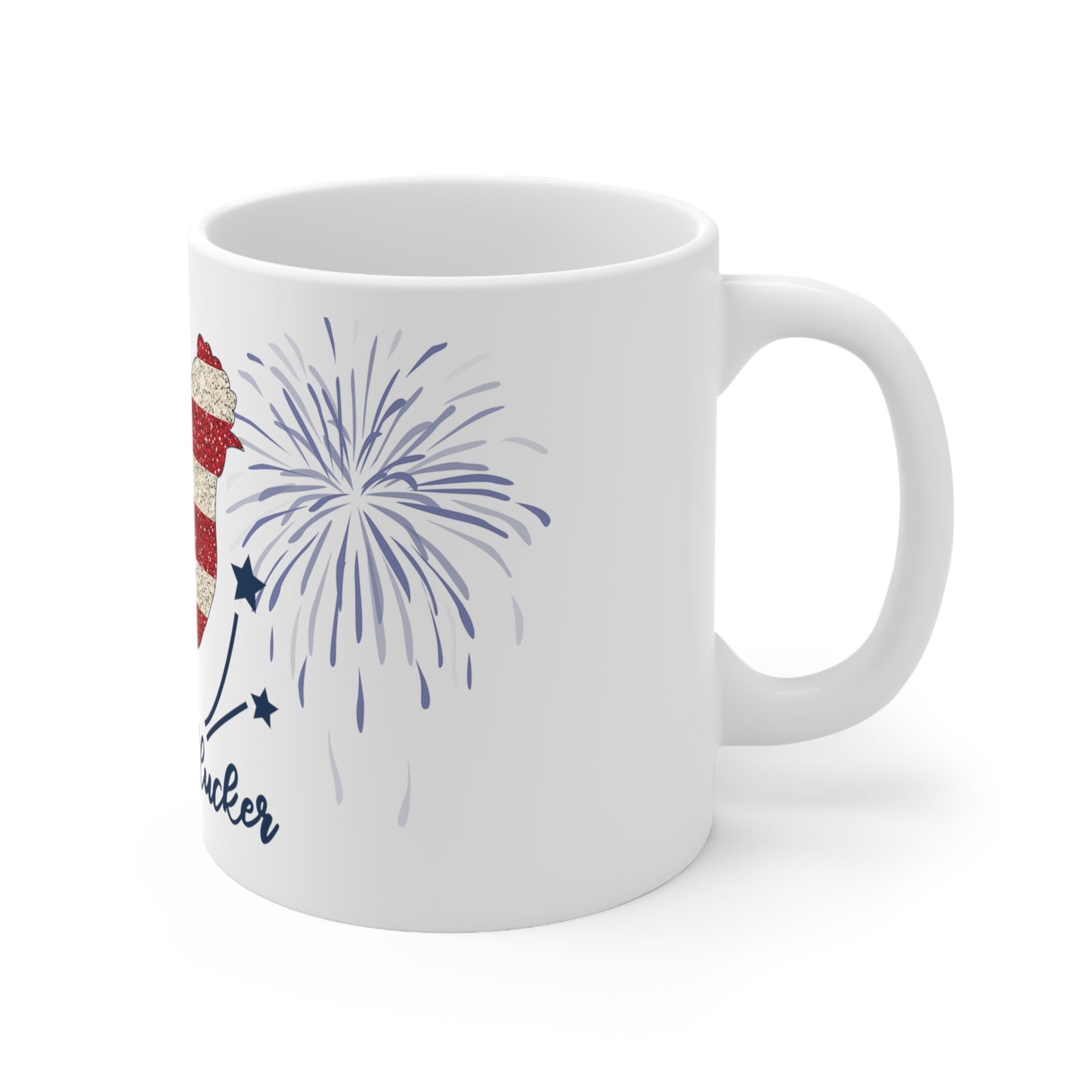 Patriotic Mother Clucker Ceramic Mug 11oz
