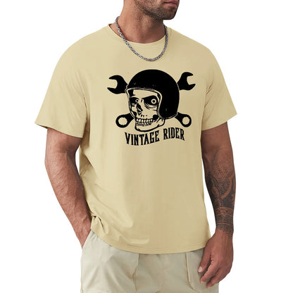 Vintage Rider Men's T-shirt 100% Cotton