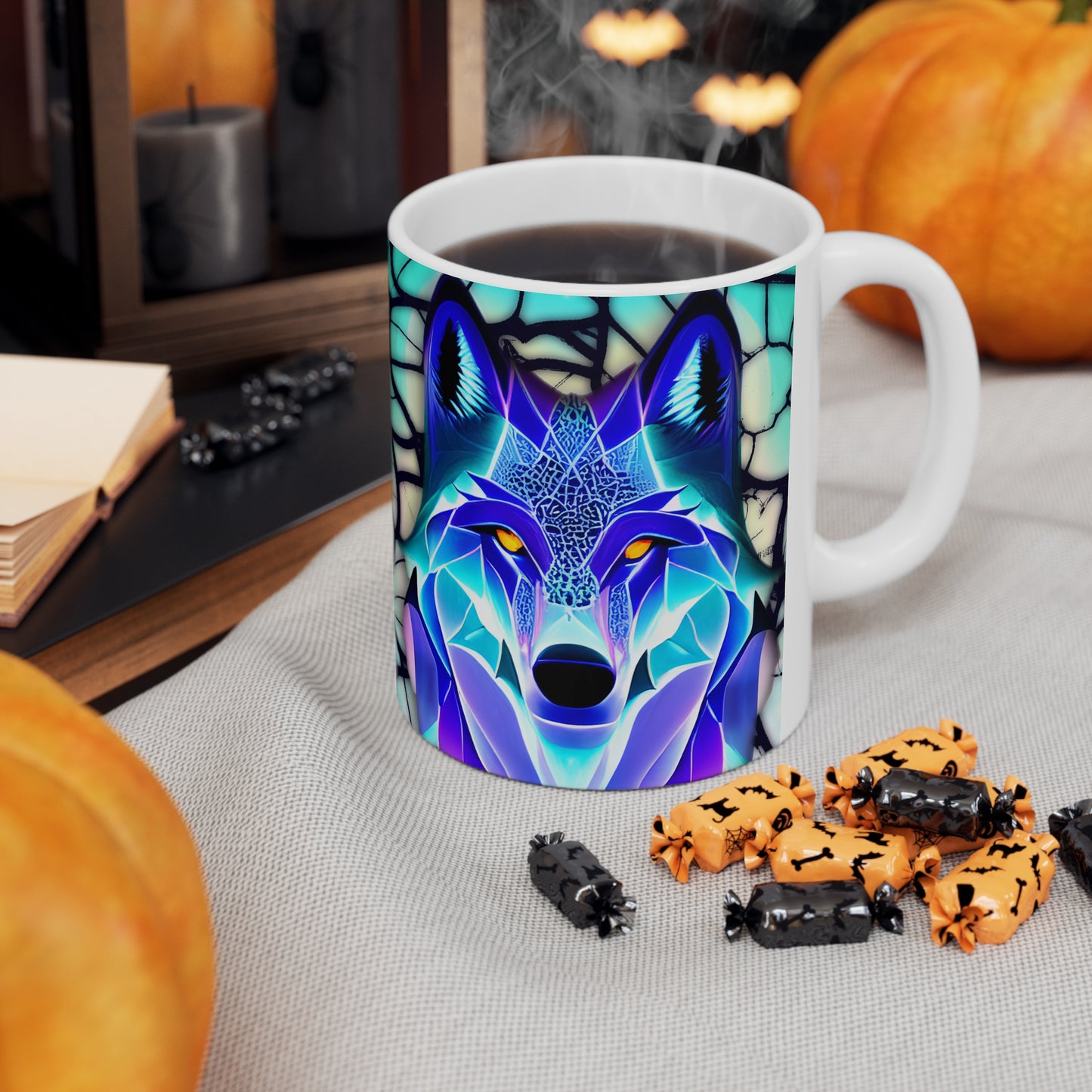 Wolf Ceramic Mug 11oz