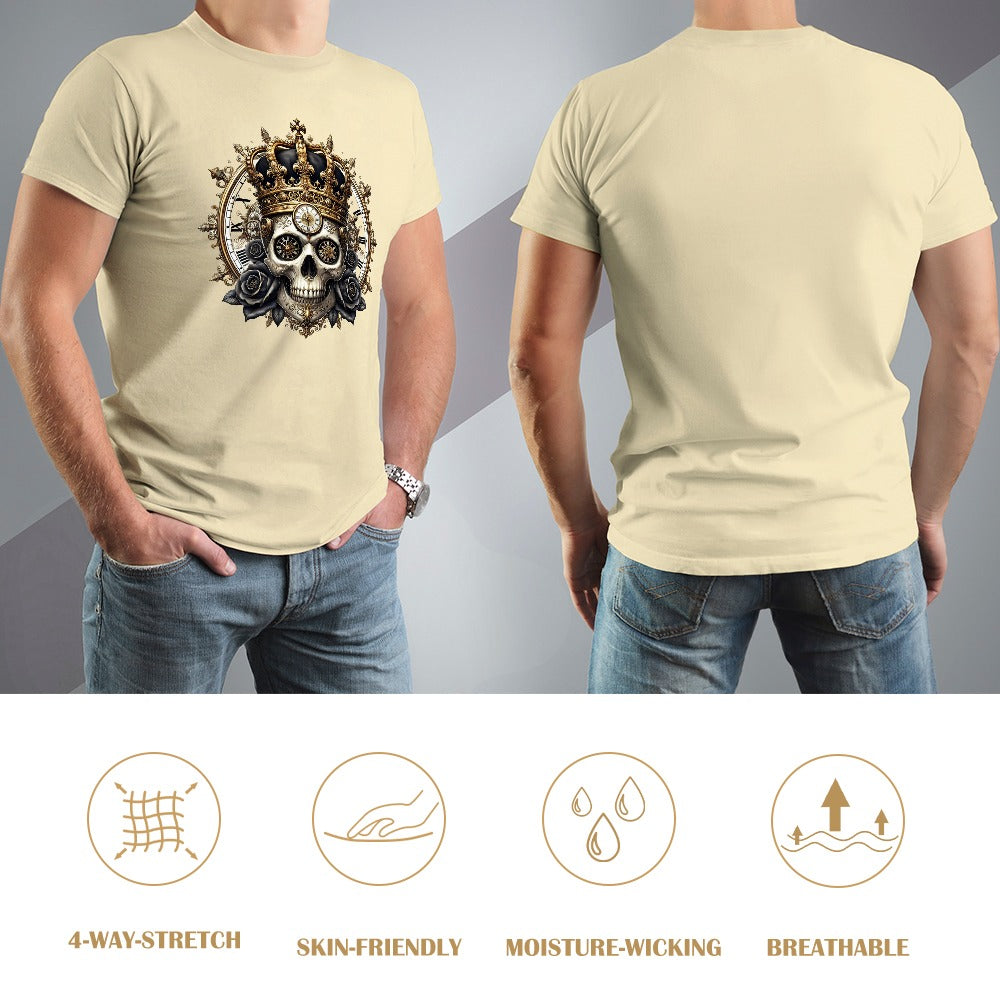 Skull King Men's T-shirt 100% Cotton
