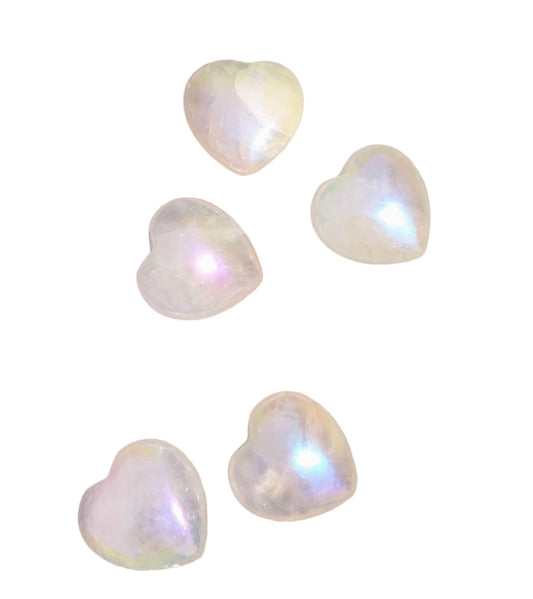 Aurora Quartz Heart (1 piece)