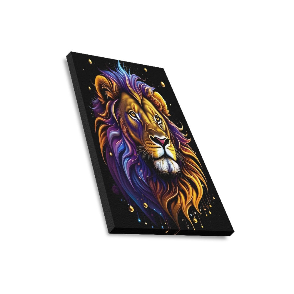 Lion Framed Canvas Print