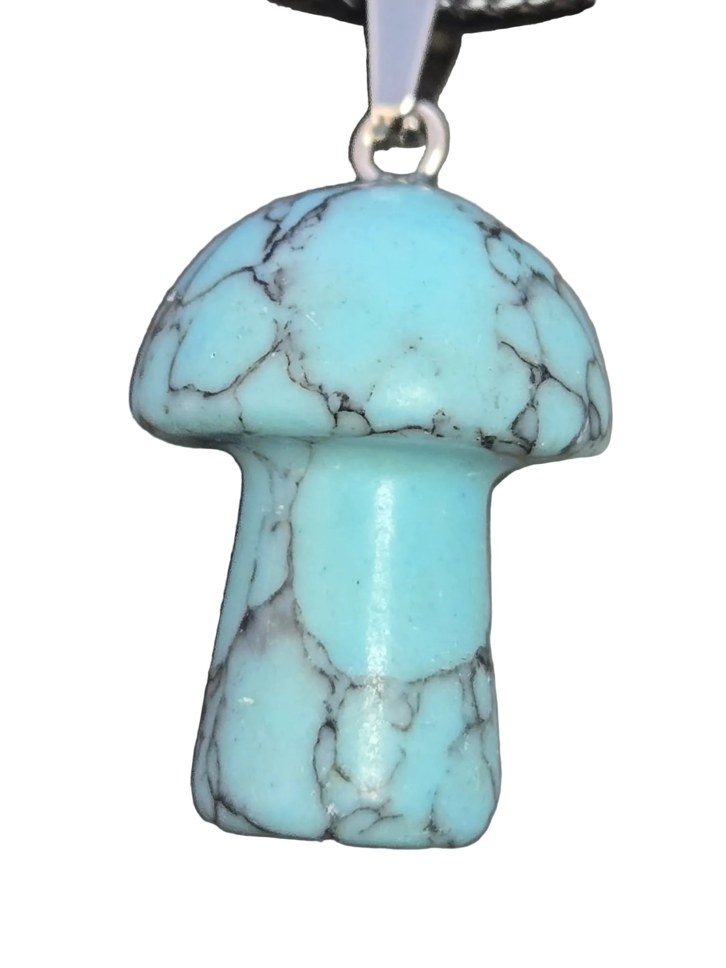 Turquoise Mushroom Necklace