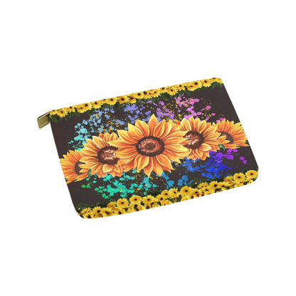Sunflowers Small Carry-All Pouch