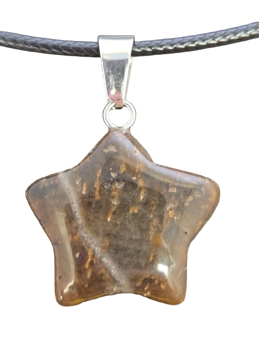 Tiger Eye Star Necklace